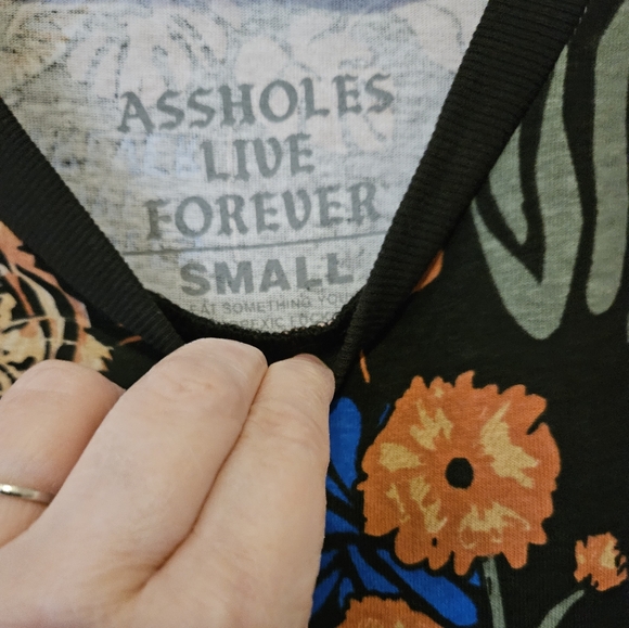 NWOT Assholes Live Forever Tee- Small - Picture 4 of 5